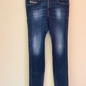 Diesel D-Istort Dark Blue Skinny Jeans